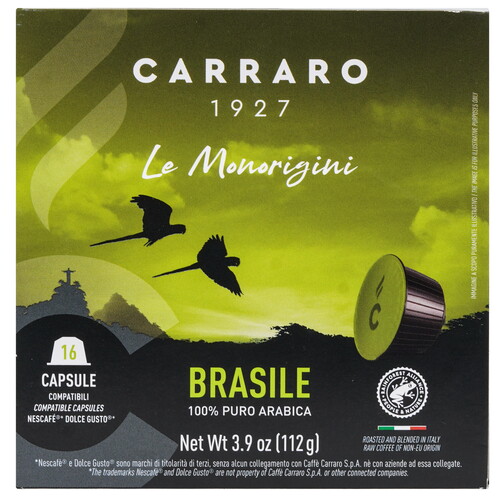 Купить Кофе в капсулах Carraro BRASILE  9122118. Характеристики, отзывы и цены в Донецке