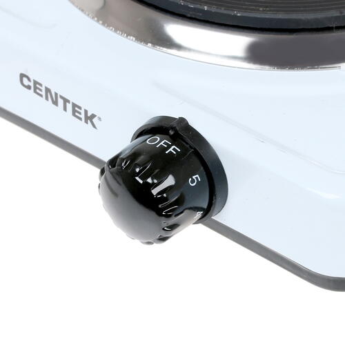 Купить Плита компактная электрическая Centek CT-1506 белый  1114258. Характеристики, отзывы и цены в Донецке