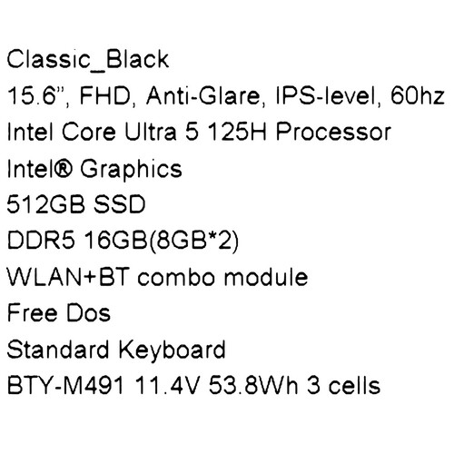 Купить 15.6" Ноутбук MSI Modern 15 H AI C1MG-009XRU черный  5448037. Характеристики, отзывы и цены в Донецке