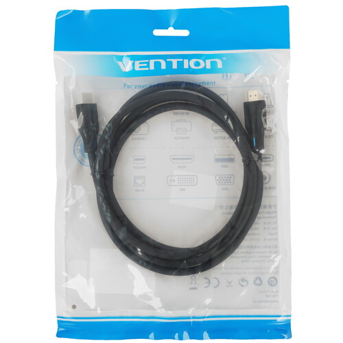 Купить Кабель  Vention HDMI - HDMI, 2 м  9160841. Характеристики, отзывы и цены в Донецке