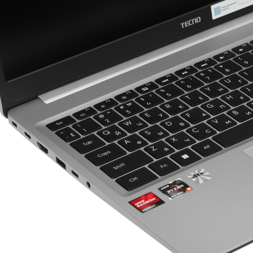 Купить 15.6" Ноутбук Tecno Megabook K15SDA серебристый  5632614. Характеристики, отзывы и цены в Донецке