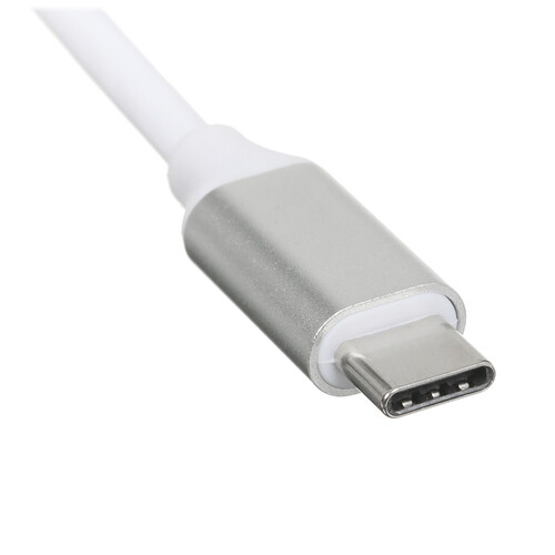 Купить USB-разветвитель LEEF LF-HUB-USBC/A3.0/2.0-4-silver  5626563. Характеристики, отзывы и цены в Донецке