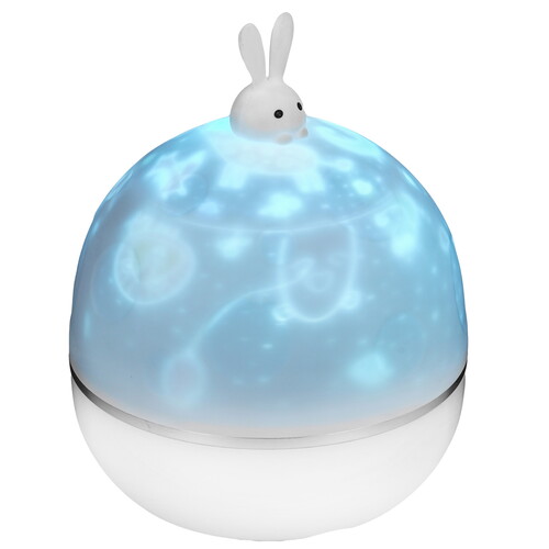 Купить Ночник-проектор Фотон Лунный заяц DMS-12 белый  9103594. Характеристики, отзывы и цены в Донецке