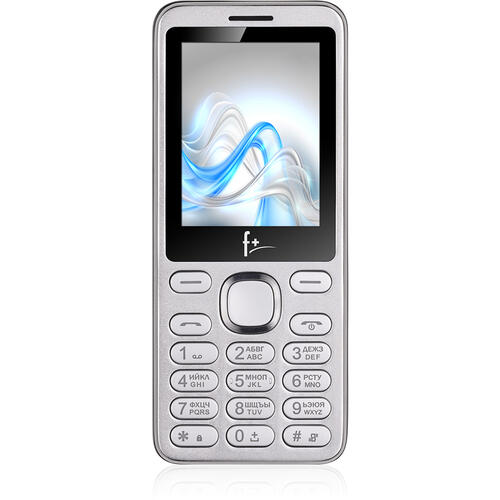 Купить Сотовый телефон F+ S240 серебристый/черный  4821449. Характеристики, отзывы и цены в Донецке