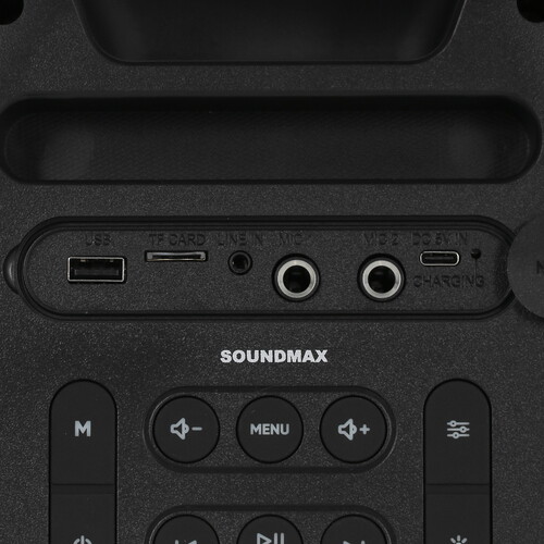 Купить Портативная аудиосистема Soundmax SM-MS4102, черный  5466933. Характеристики, отзывы и цены в Донецке