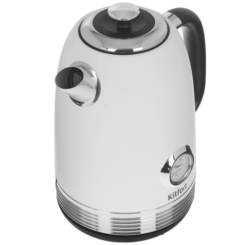 Купить Электрочайник Kitfort KT-6603 белый  9035406. Характеристики, отзывы и цены в Донецке