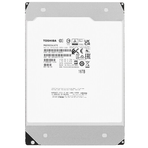 Купить LFF (3.5") Серверный HDD Toshiba MG09  5492215. Характеристики, отзывы и цены в Донецке