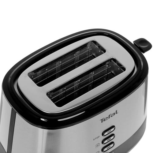 Купить Тостер Tefal TT520D10 Grille Pain серебристый  5323281. Характеристики, отзывы и цены в Донецке