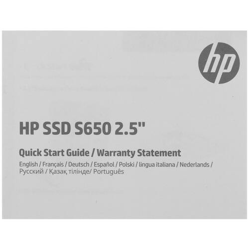 Купить 120 ГБ 2.5" SATA накопитель HP S650 [3345M7AA#ABB]  4866342. Характеристики, отзывы и цены в Донецке