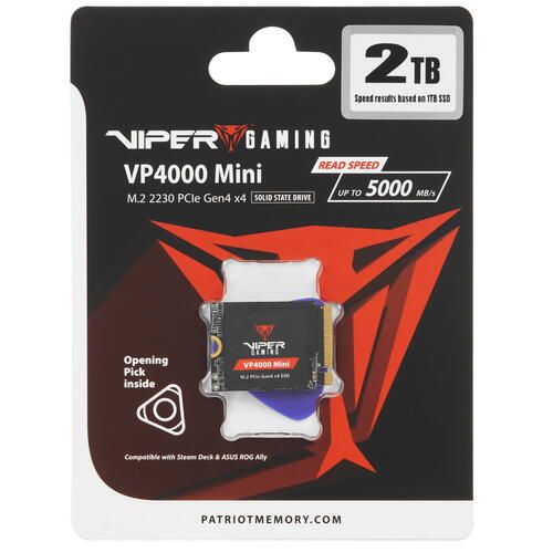 Купить 2000 ГБ M.2 NVMe накопитель Patriot Viper VP4000 Mini [VP4000M2TBM23]  5451403. Характеристики, отзывы и цены в Донецке