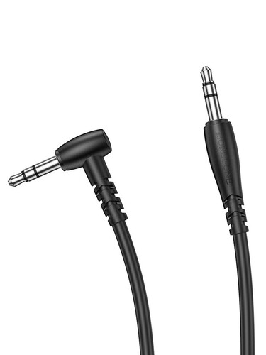 Купить Кабель   Borofone jack 3.5 мм - jack 3.5 мм черный  5474932. Характеристики, отзывы и цены в Донецке