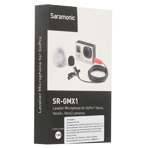 Купить Микрофон Saramonic G-Mic черный  1355439. Характеристики, отзывы и цены в Донецке