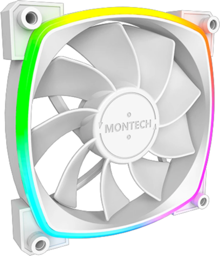 Купить Комплект вентиляторов Montech RX120 [RX120W3P] белый  5620656. Характеристики, отзывы и цены в Донецке