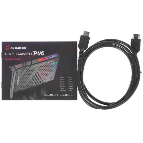 Купить Устройство видеозахвата AVerMedia Live Gamer DUO [GC570D]  4725113. Характеристики, отзывы и цены в Донецке
