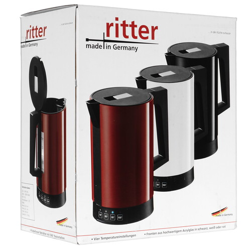 Купить Электрочайник Ritter FONTANA 5 красный  5340786. Характеристики, отзывы и цены в Донецке