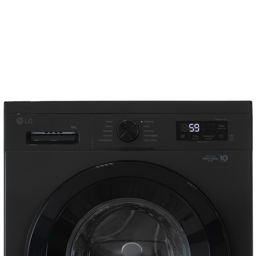 Купить Стиральная машина LG F2Y1NS6J черный  5494554. Характеристики, отзывы и цены в Донецке