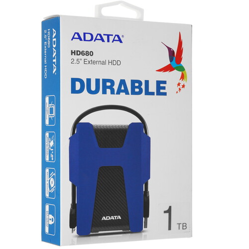 Купить 1 ТБ Внешний HDD ADATA HD680  1606623. Характеристики, отзывы и цены в Донецке