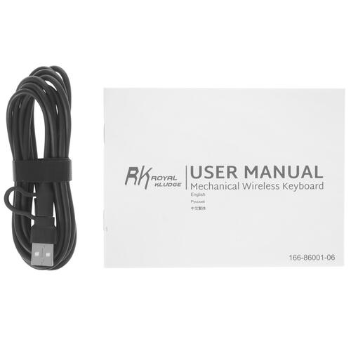Купить Клавиатура  проводная + беспроводная Royal Kludge RK100  9110094. Характеристики, отзывы и цены в Донецке
