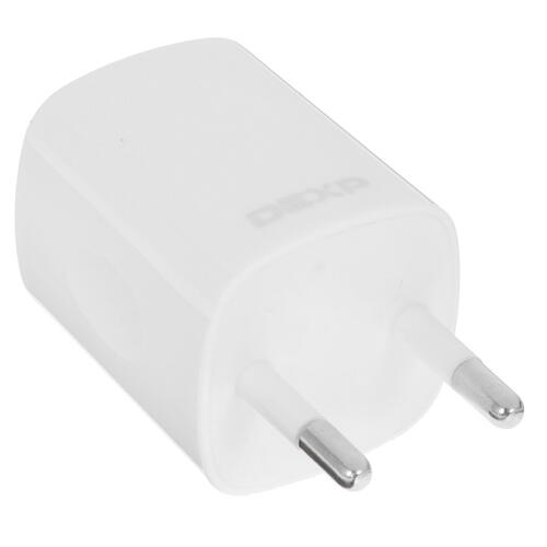 Купить Сетевое зарядное устройство DEXP IET002048 белый  1252638. Характеристики, отзывы и цены в Донецке