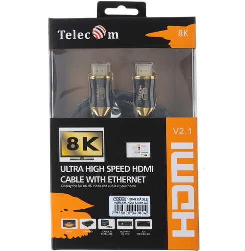 Купить Кабель  Telecom HDMI - HDMI, 3 м  5471389. Характеристики, отзывы и цены в Донецке