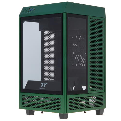 Купить Корпус Thermaltake The Tower 100 Racing Green [CA-1R3-00SCWN-00] зеленый  4852250. Характеристики, отзывы и цены в Донецке