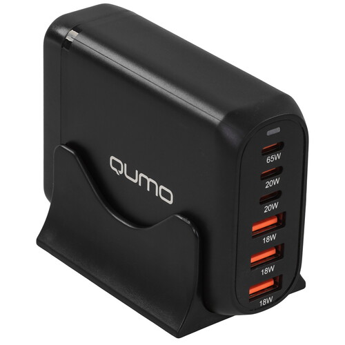 Купить Сетевое зарядное устройство QUMO Energy PD 120W черный  5495481. Характеристики, отзывы и цены в Донецке