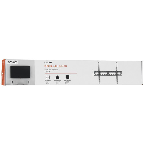 Купить Кронштейн для ТВ DEXP TB-70F черный  5429632. Характеристики, отзывы и цены в Донецке