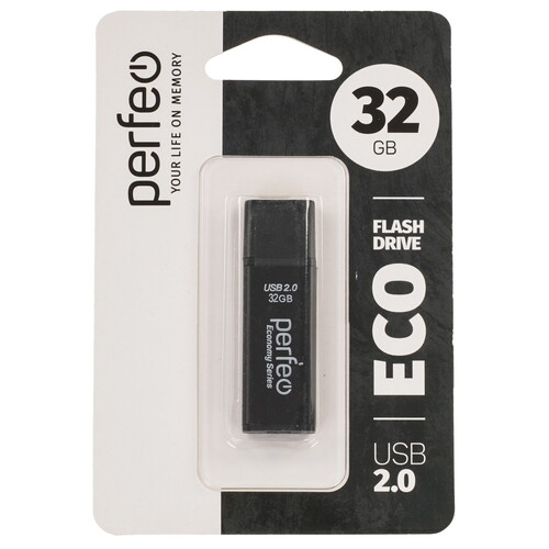 Купить Память USB Flash 32 ГБ Perfeo E03 Economy Series [PF-E03B032ES]  9209320. Характеристики, отзывы и цены в Донецке