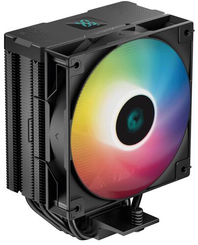 Купить Кулер для процессора DEEPCOOL AG400 DIGITAL BK ARGB [R-AG400-BKADMN-G-1]  5442229. Характеристики, отзывы и цены в Донецке