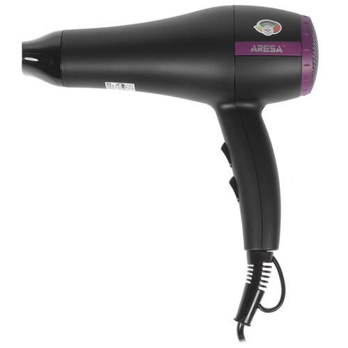 Купить Фен Aresa AR-3203 черный/фиолетовый  1101004. Характеристики, отзывы и цены в Донецке