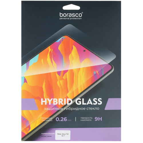 Купить Защитное гибридное стекло BoraSCO для DEXP Ursus T21  5067604. Характеристики, отзывы и цены в Донецке