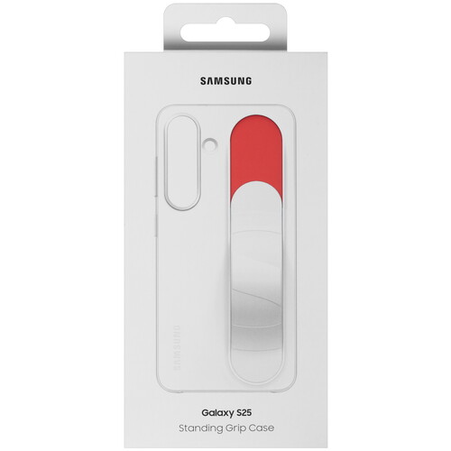 Купить Накладка  Samsung Standing Grip Case для Samsung Galaxy S25 белый  5613491. Характеристики, отзывы и цены в Донецке