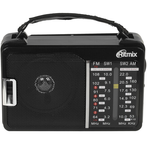 Купить Радиоприемник Ritmix RPR-190 черный  4806936. Характеристики, отзывы и цены в Донецке