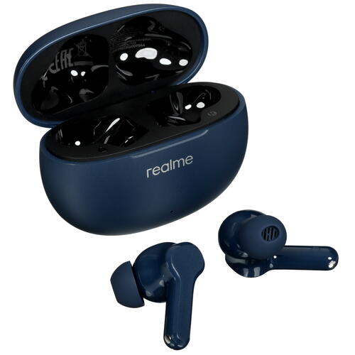 Купить Наушники TWS Realme Buds T110 синий  5459820. Характеристики, отзывы и цены в Донецке