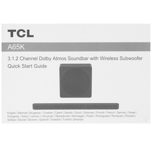 Купить Саундбар TCL A65K черный  9359331. Характеристики, отзывы и цены в Донецке