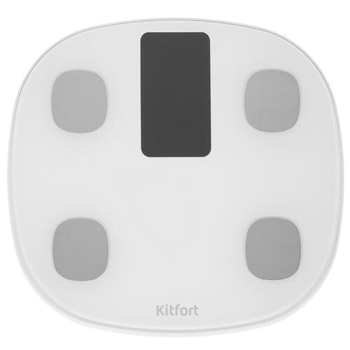 Купить Весы Kitfort КТ-808 белый  8197294. Характеристики, отзывы и цены в Донецке