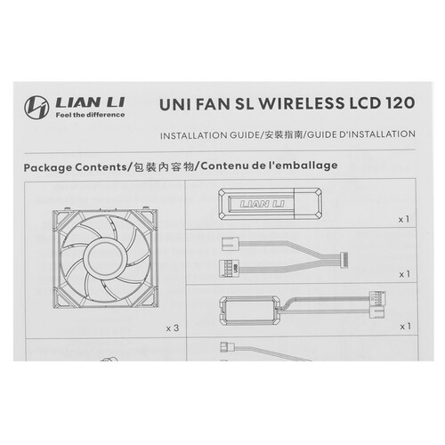 Купить Комплект реверсных вентиляторов LIAN LI UNI FAN SL WIRELESS 120 Reverse Blade  5604352. Характеристики, отзывы и цены в Донецке