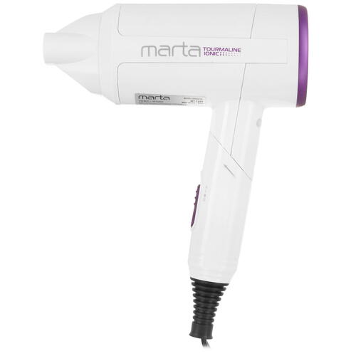 Купить Фен MARTA MT-1265 фиолетовый/белый  9058728. Характеристики, отзывы и цены в Донецке