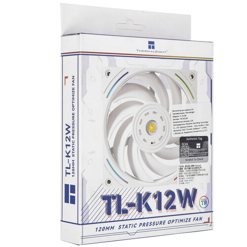 Купить Вентилятор Thermalright TL-K12W  белый  5615635. Характеристики, отзывы и цены в Донецке