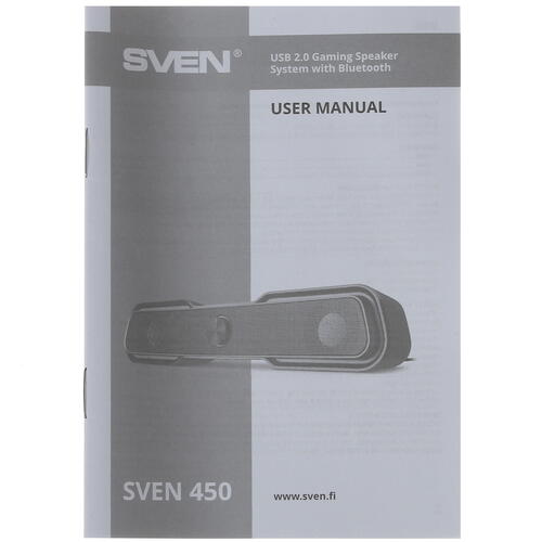 Купить Саундбар SVEN 450 черный  5063945. Характеристики, отзывы и цены в Донецке