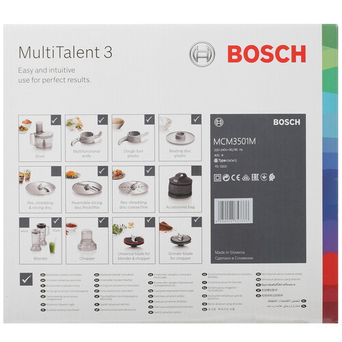 Купить Кухонный комбайн Bosch MCM 3501M черный  5077033. Характеристики, отзывы и цены в Донецке