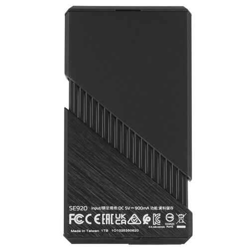 Купить 1000 ГБ Внешний SSD ADATA SE920 [SE920-1TCBK]  5458437. Характеристики, отзывы и цены в Донецке