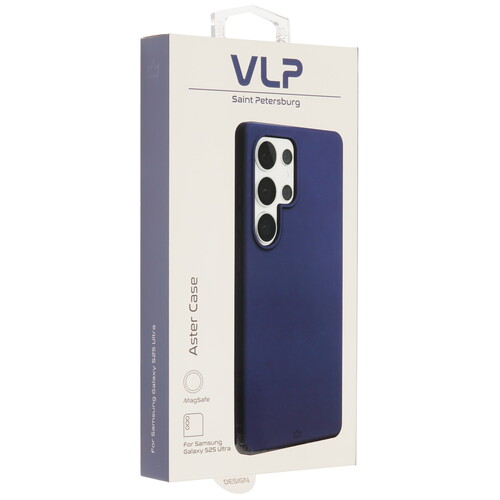 Купить Накладка  VLP Aster Case для Samsung Galaxy S25 Ultra синий  5613326. Характеристики, отзывы и цены в Донецке