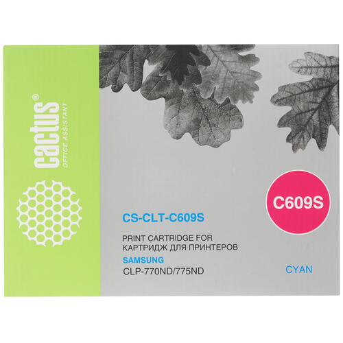 Купить Картридж лазерный Cactus CS-CLT-C609S голубой, с чипом  7937191. Характеристики, отзывы и цены в Донецке