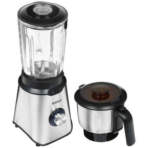 Купить Блендер стационарный Kitfort КТ-1344 серебристый  8116566. Характеристики, отзывы и цены в Донецке