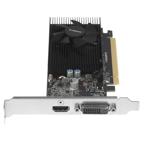 Купить Видеокарта GIGABYTE GeForce GT 1030 Low Profile D4 2G [GV-N1030D4-2GL]  1248757. Характеристики, отзывы и цены в Донецке