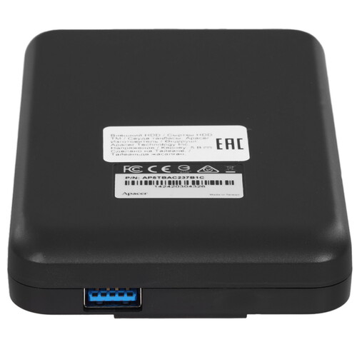 Купить 5 ТБ Внешний HDD Apacer AC237 [AP5TBAC237B-1]  5449969. Характеристики, отзывы и цены в Донецке