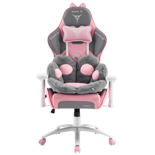 Купить Кресло игровое ZONE 51 KITTY MEOW Edition серый  9048605. Характеристики, отзывы и цены в Донецке