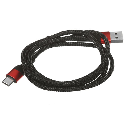 Купить Кабель круглый REXANT USB Type-C - USB 2.0 Type-A красный 1 м  5454258. Характеристики, отзывы и цены в Донецке
