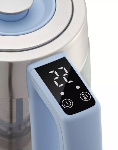 Купить Электрочайник Kitfort КТ-6617 голубой  9047199. Характеристики, отзывы и цены в Донецке